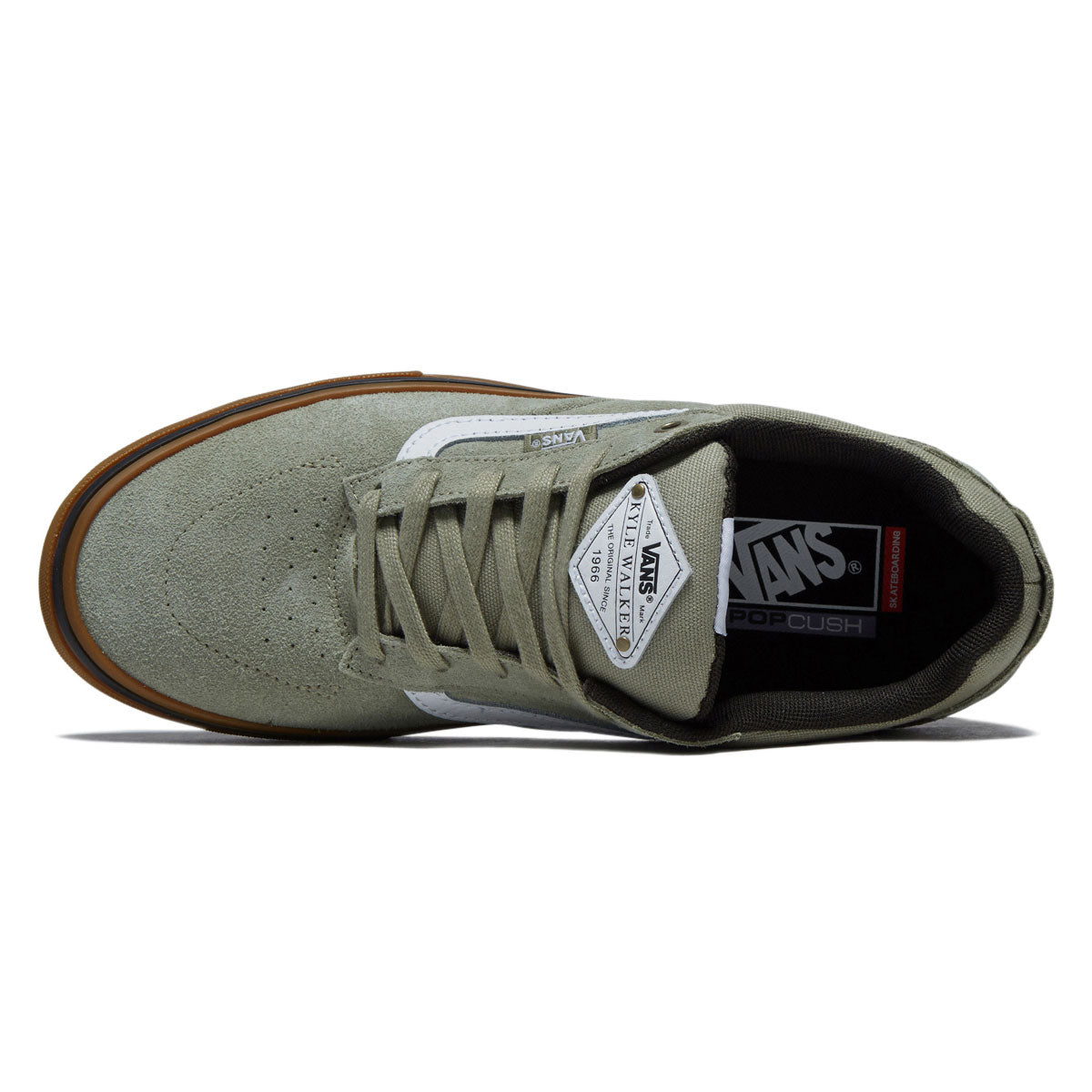 Vans Kyle Walker Wafflecup Shoes - Light Green/Gum image 3