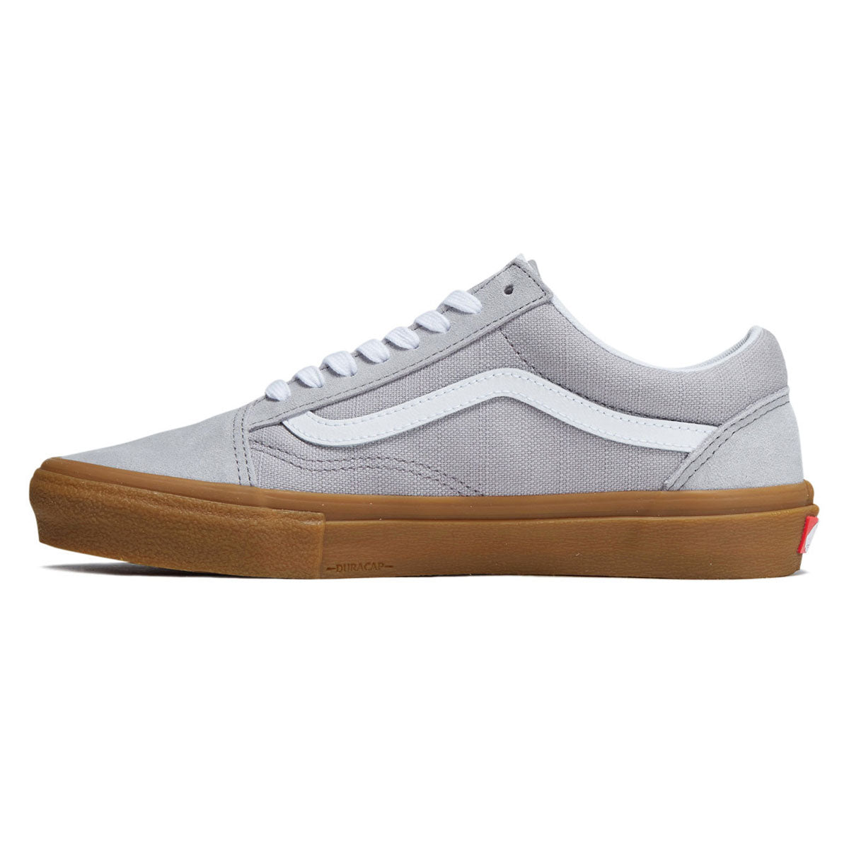 Vans Skate Old Skool Shoes - Crepe Light Gray/Gum image 2