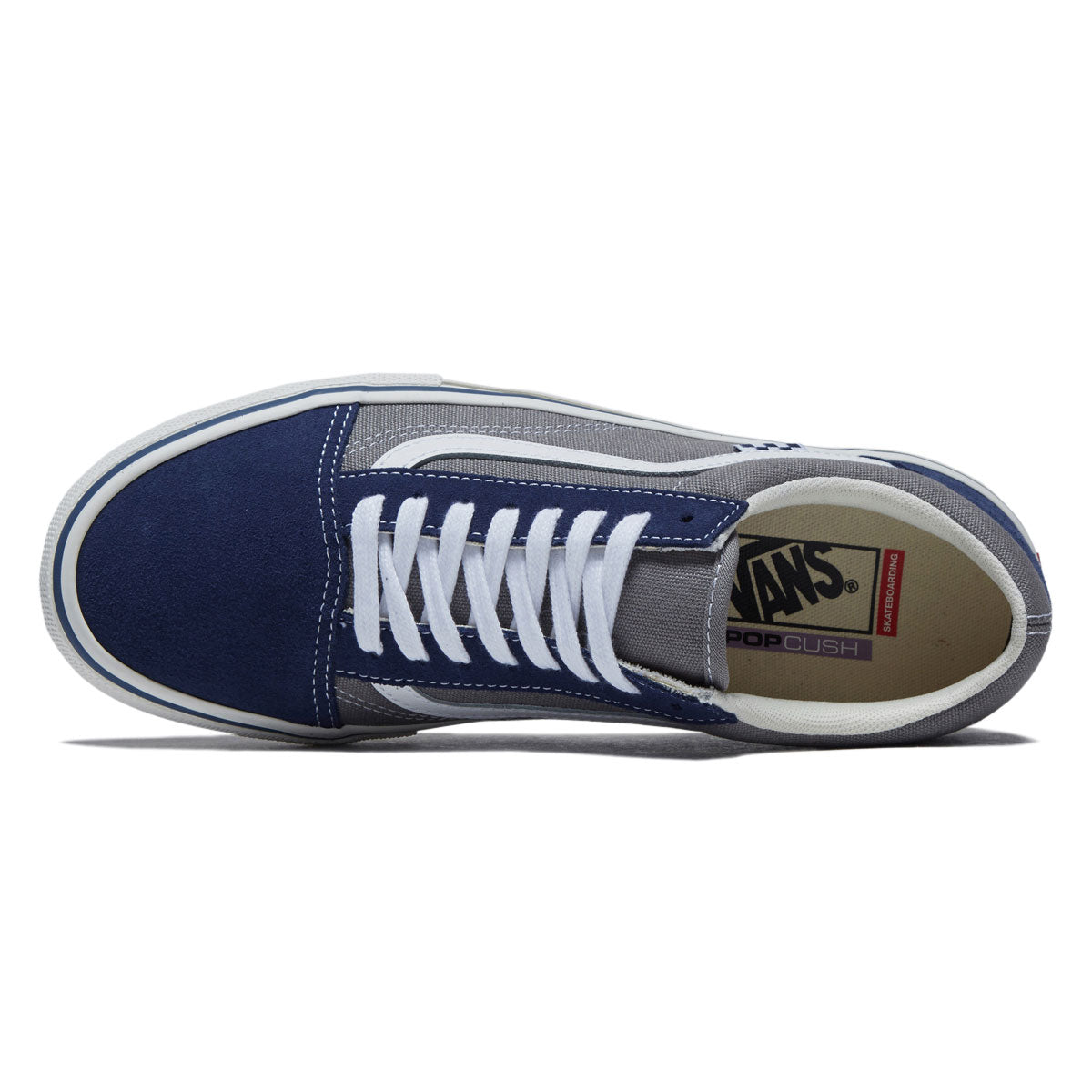 Vans Skate Old Skool Shoes - Blue/Grey image 3