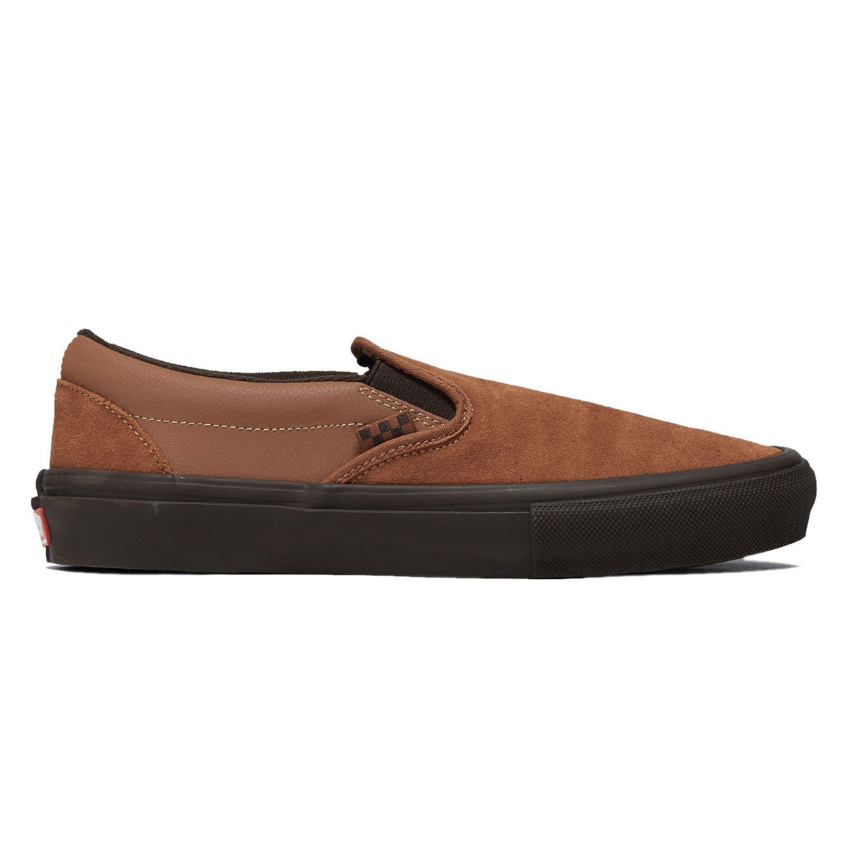 Vans Skate Slip-On Shoes - Brown/Gum image 1