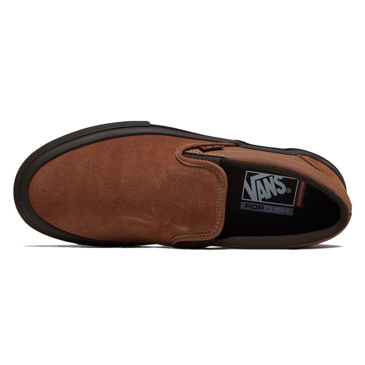 Vans Skate Slip-On Shoes - Brown/Gum image 3