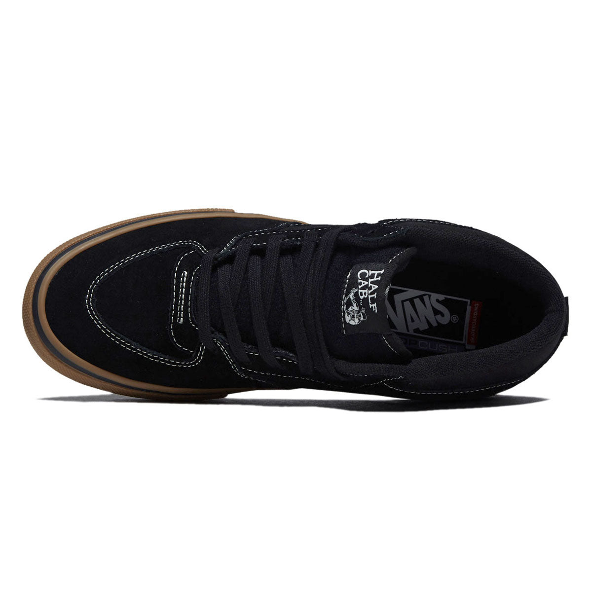 Vans Skate Half Cab Shoes - Black/Gum/White image 3