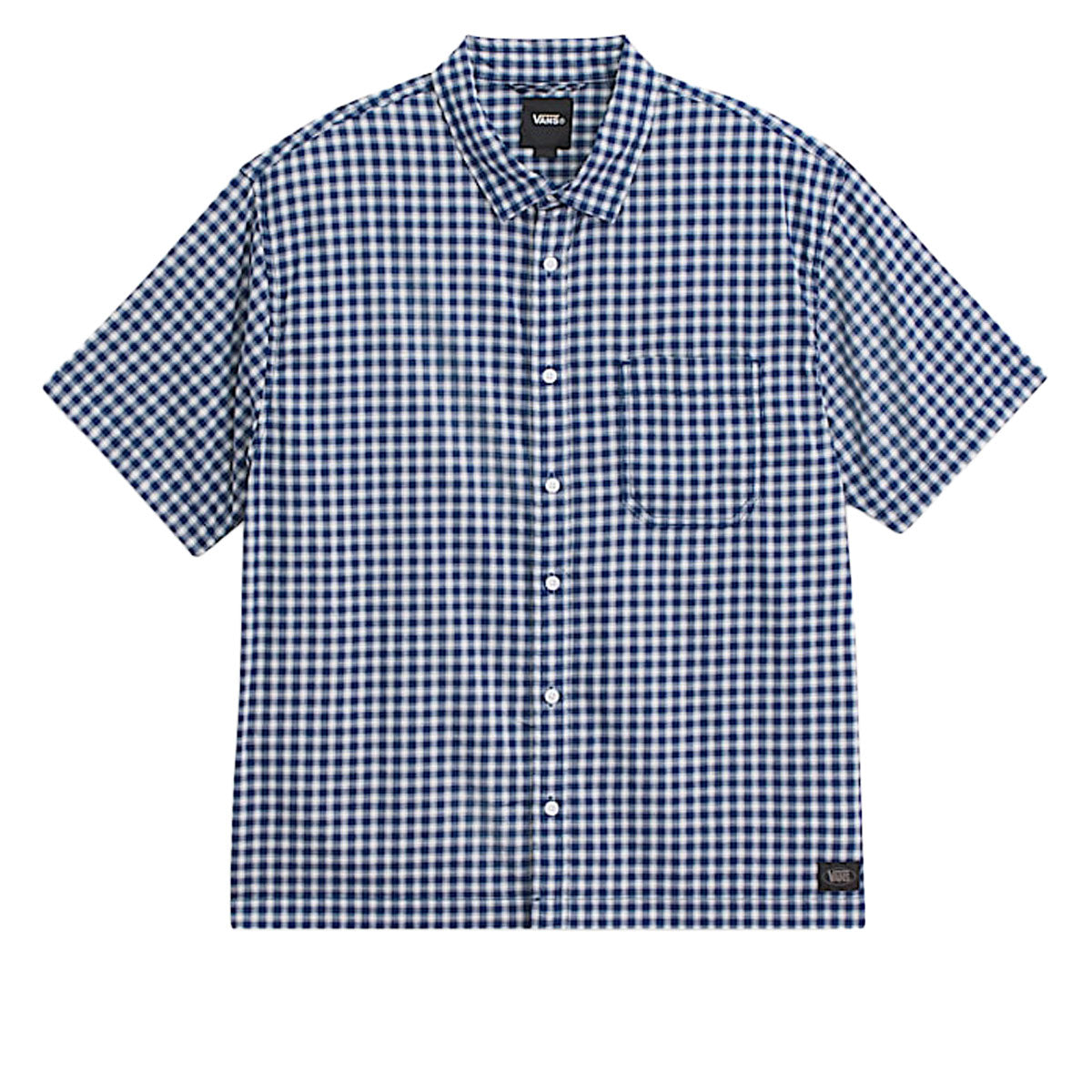 Vans Larkspur Mini Plaid Shirt - Deep Indigo image 1