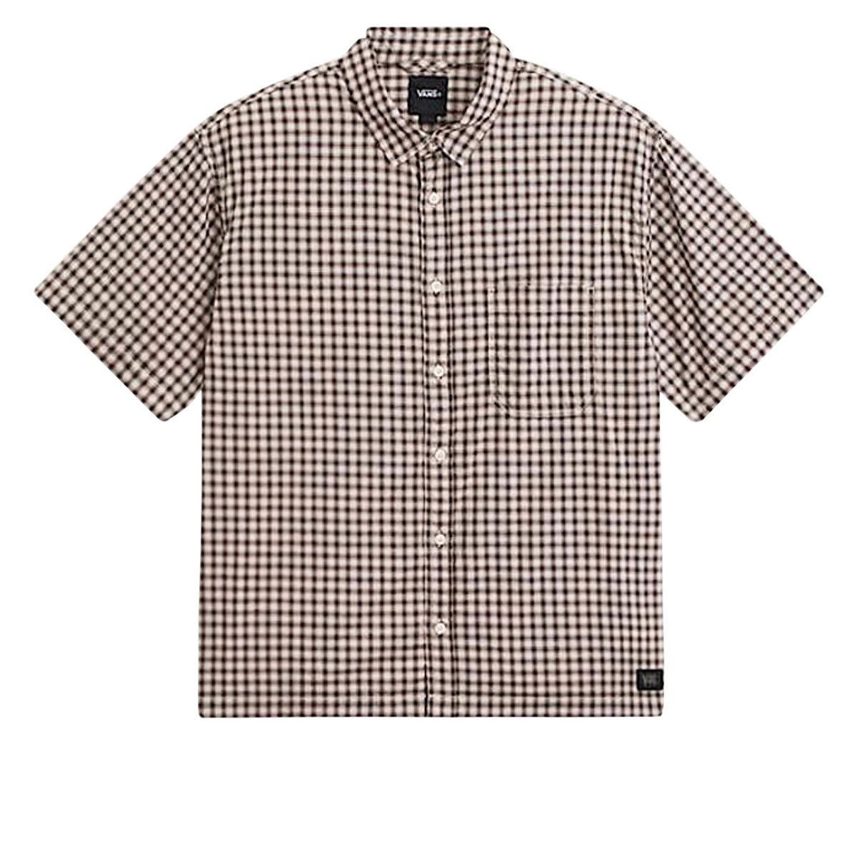 Vans Larkspur Mini Plaid Shirt - Oatmeal/Demitasse image 1