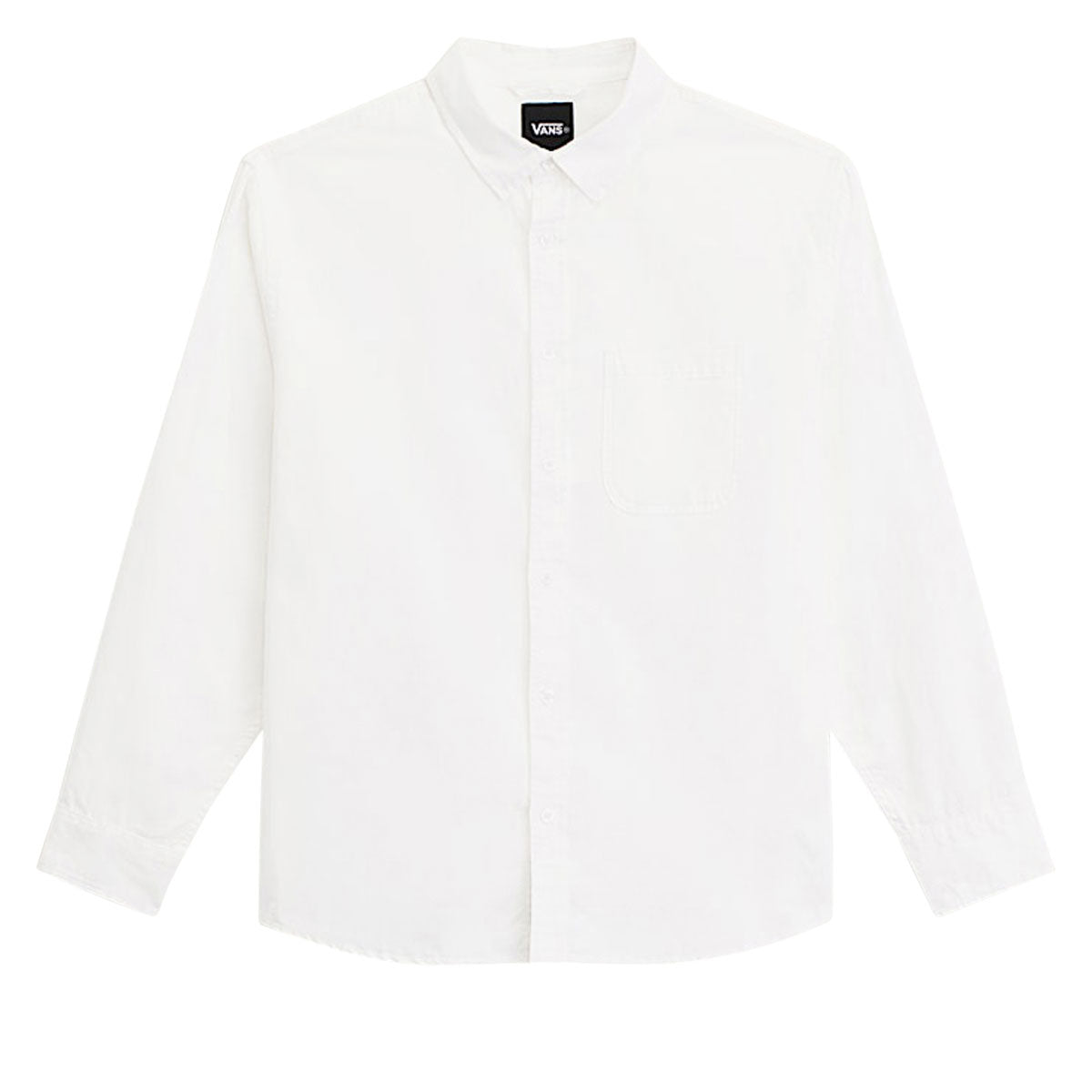 Vans Lawson Solid Oxford Long Sleeve Shirt - White image 1