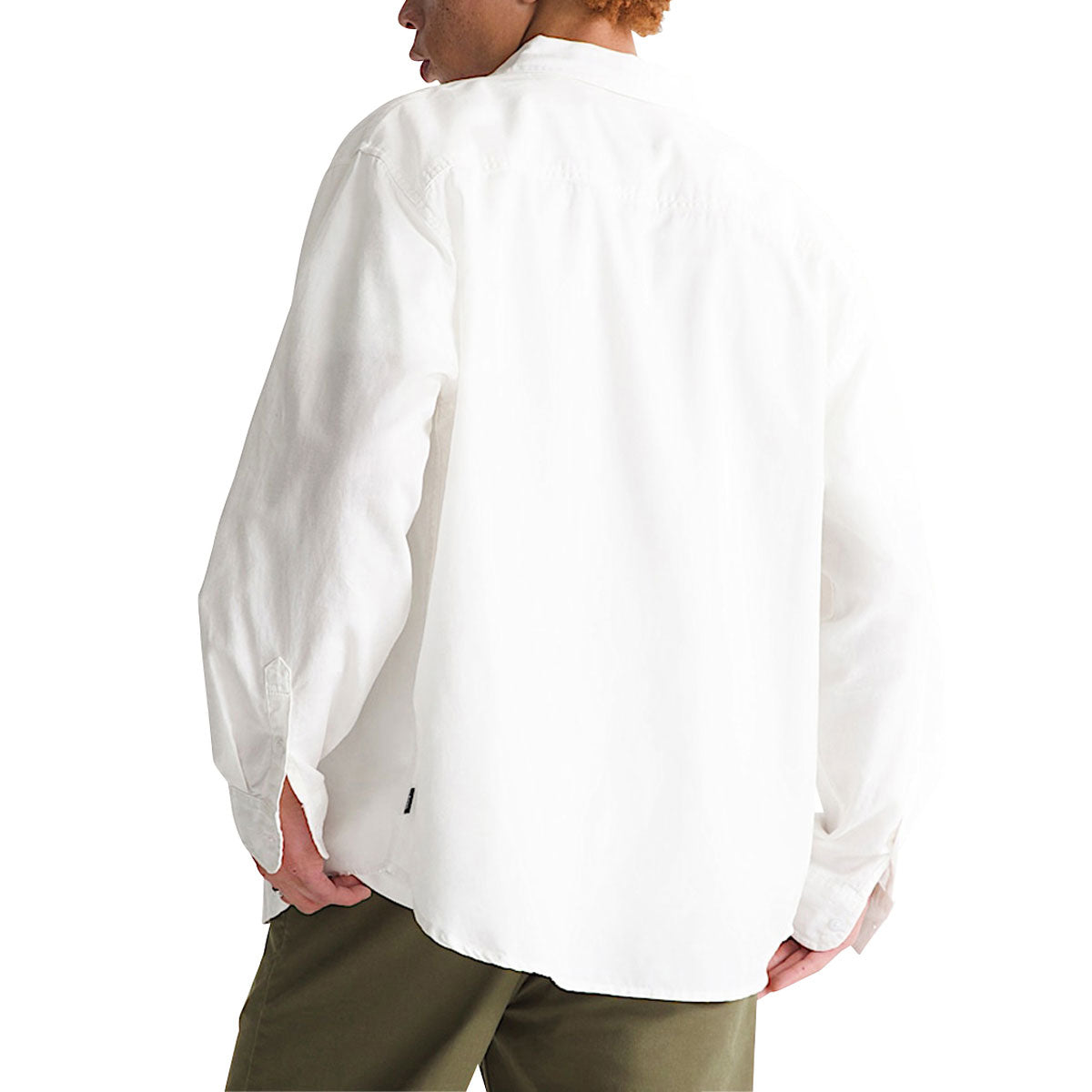 Vans Lawson Solid Oxford Long Sleeve Shirt - White image 3