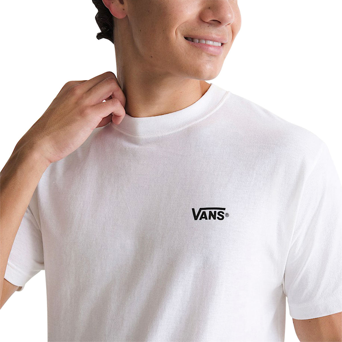 Vans New Left Chest T-Shirt - White/Black image 3