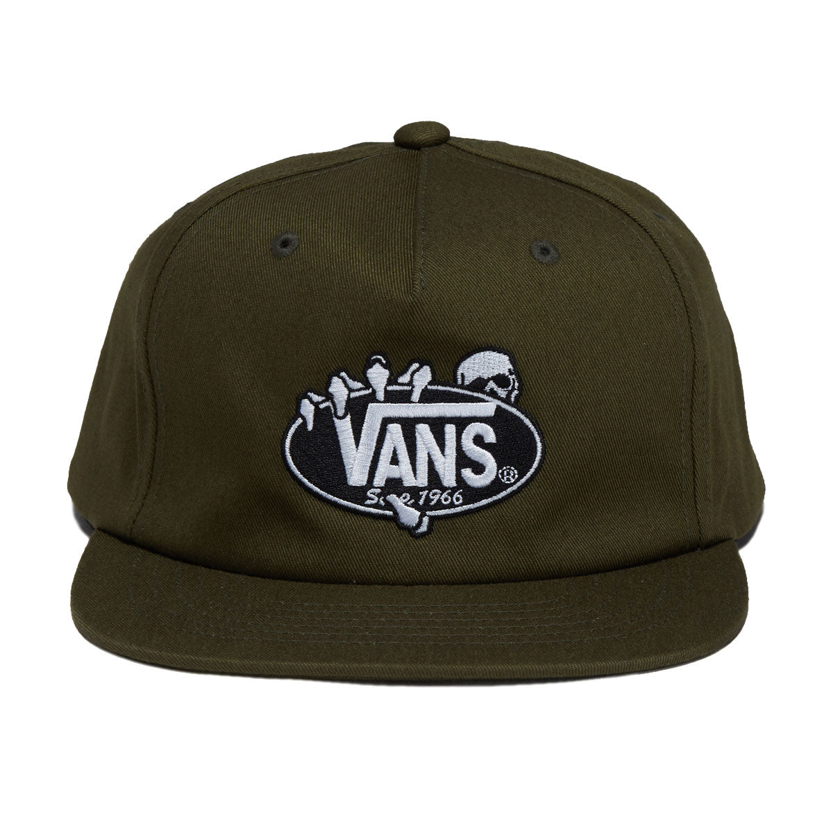 Vans Show Off Unstructured Hat - Mossy Olive image 5