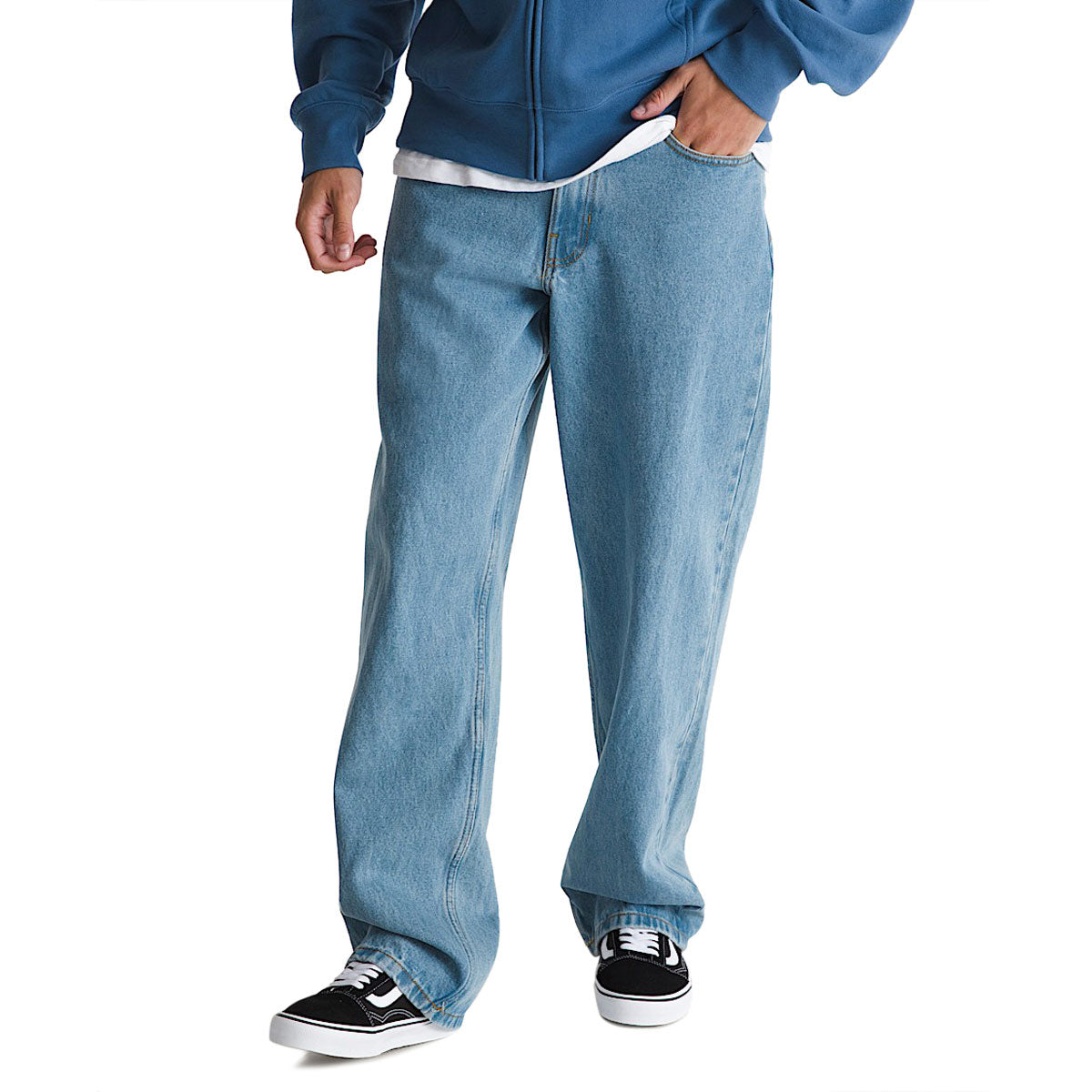 Vans Check 5 Loose Denim Jeans - Stonewash Blue image 1