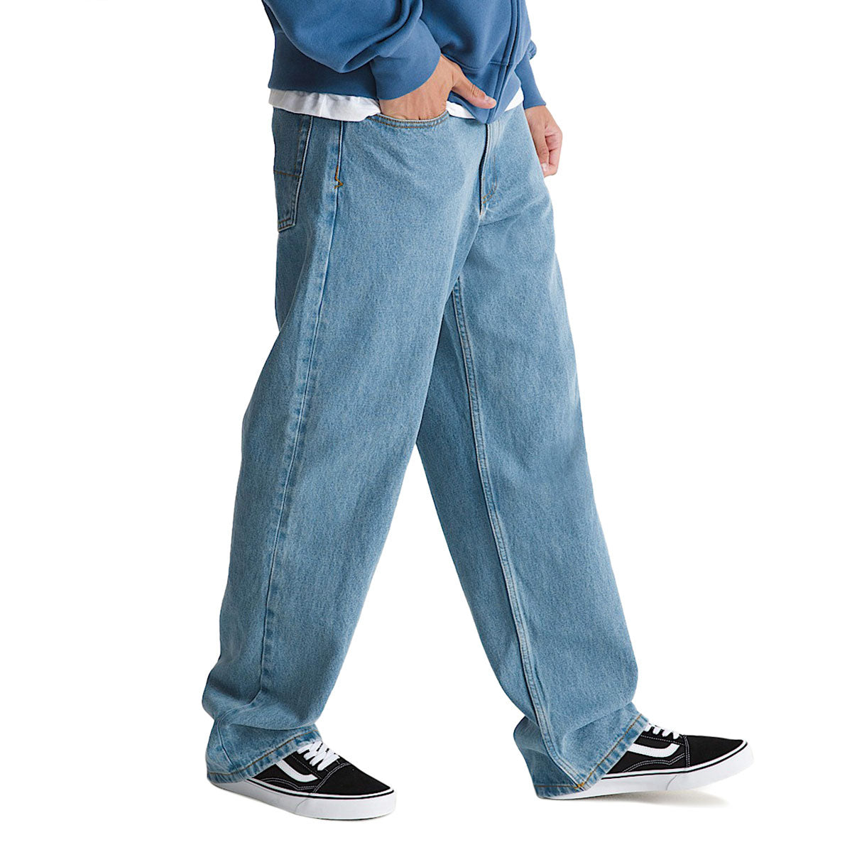 Vans Check 5 Loose Denim Jeans - Stonewash Blue image 4