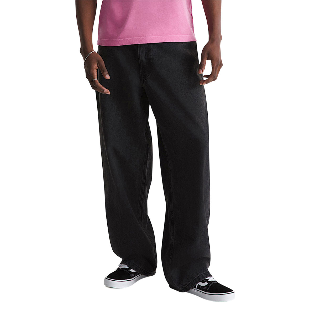Vans Check-5 Baggy Denim Jeans - Black 2026 image 1