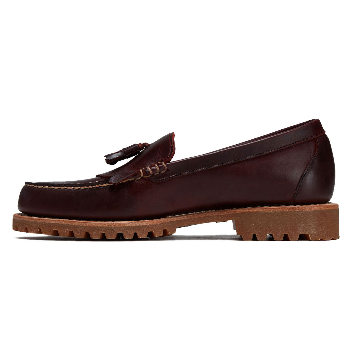 Timberland Authentic Kiltie Loafer Shoes - Black Full Grain image 2