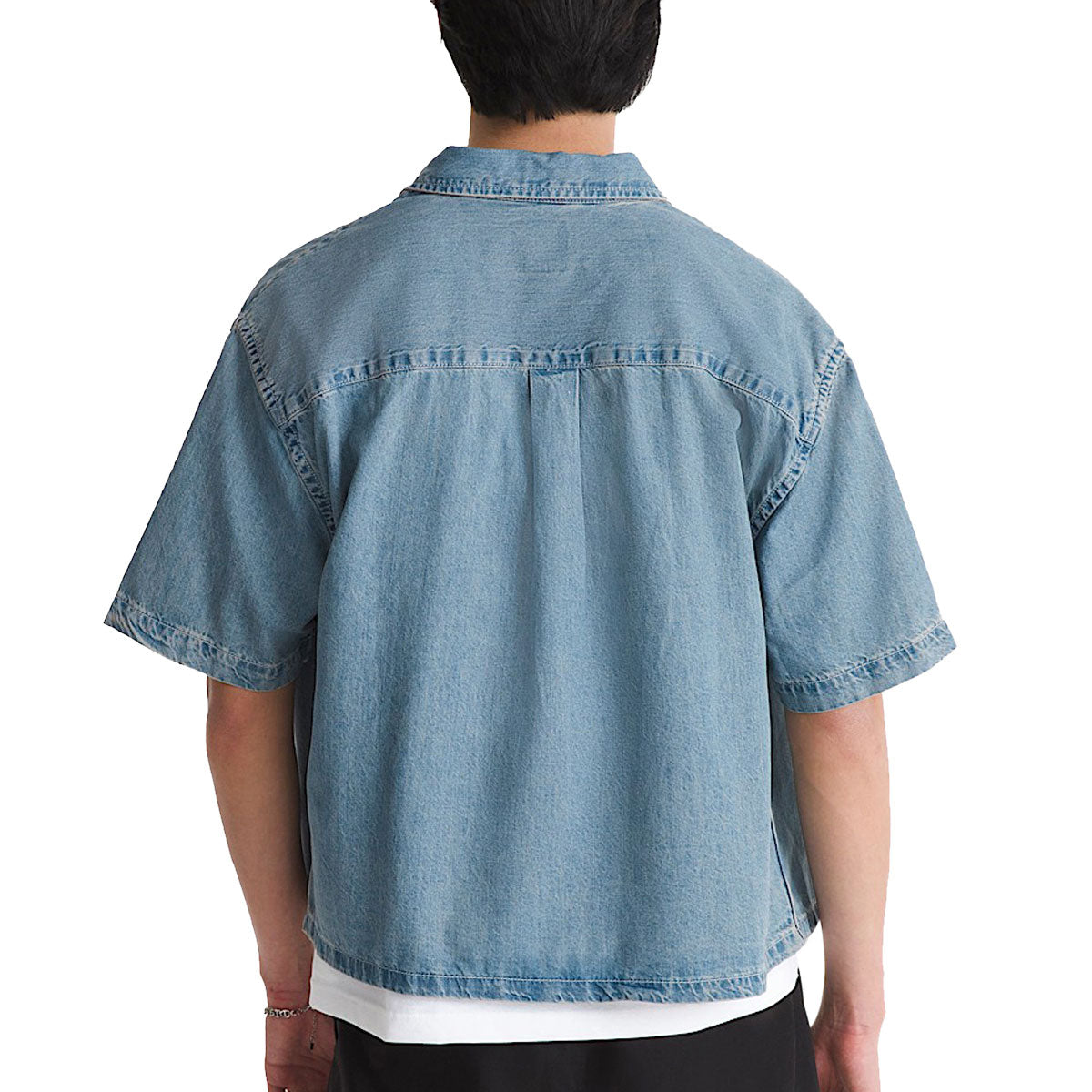 Vans Cyrus Straight Hem Denim Woven Shirt - Stonewash Blue image 2