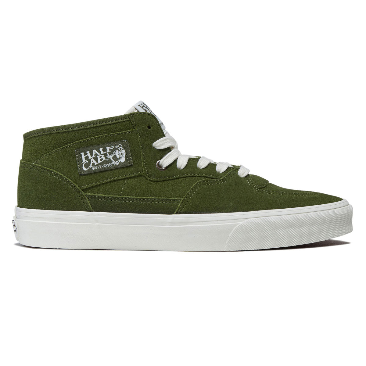 Vans Half Cab Decon Shoes - Suede Green image 1