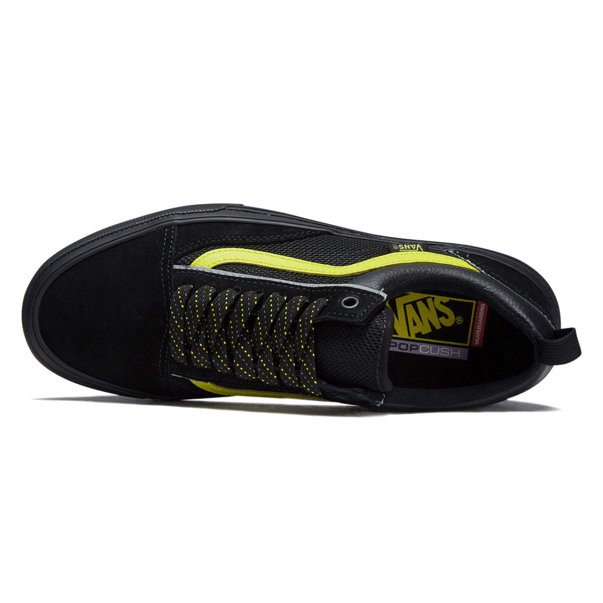 Vans Skate Old Skool Wafflecup Shoes - Reflective Black/Lime image 3