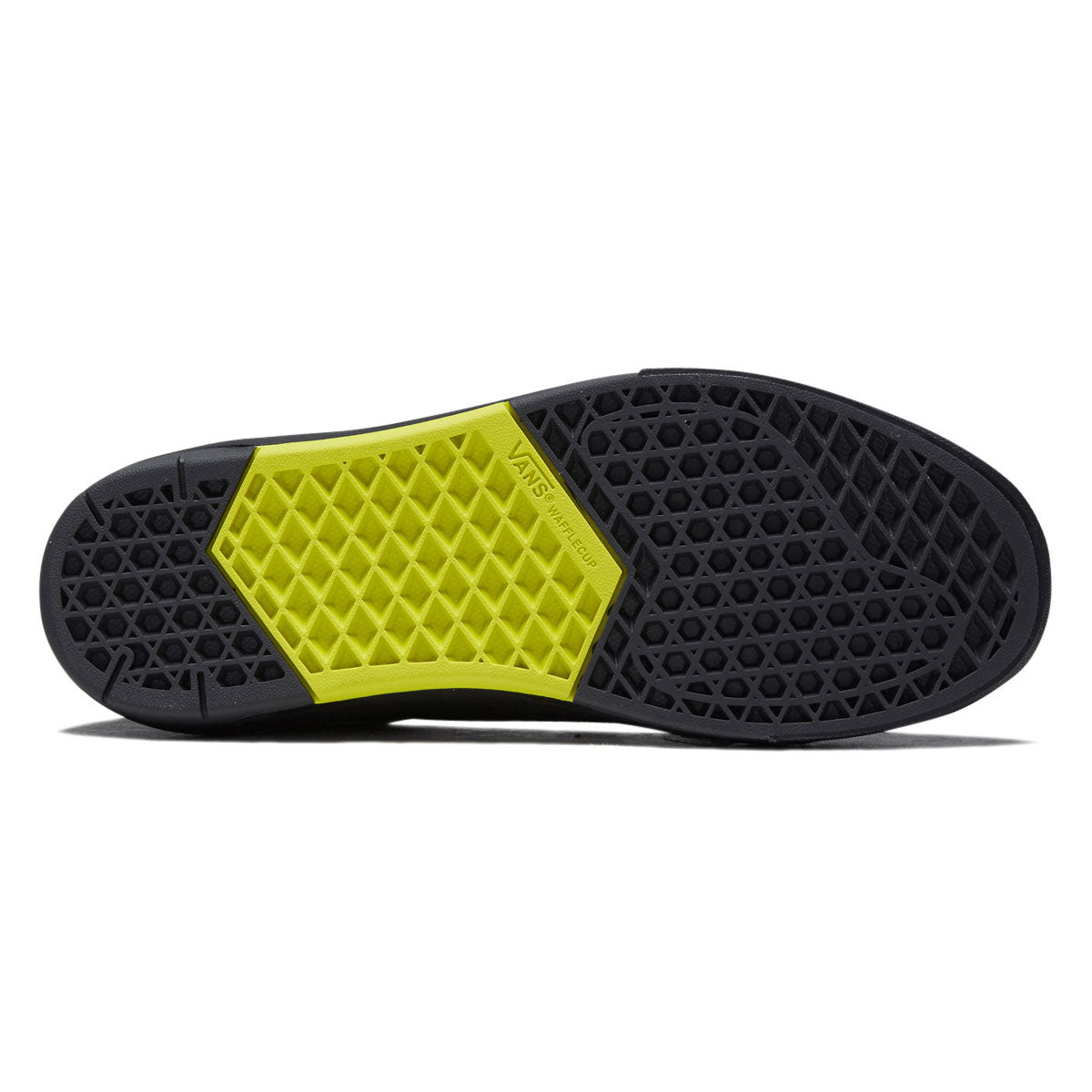 Vans Skate Old Skool Wafflecup Shoes - Reflective Black/Lime image 4