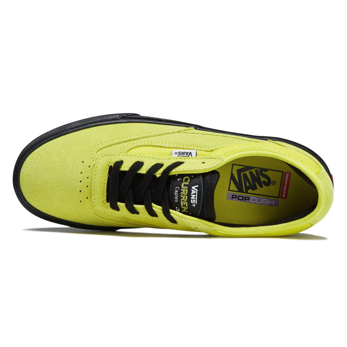 Vans Skate Curren Caples Shoes - Fluro Lime/Black image 3