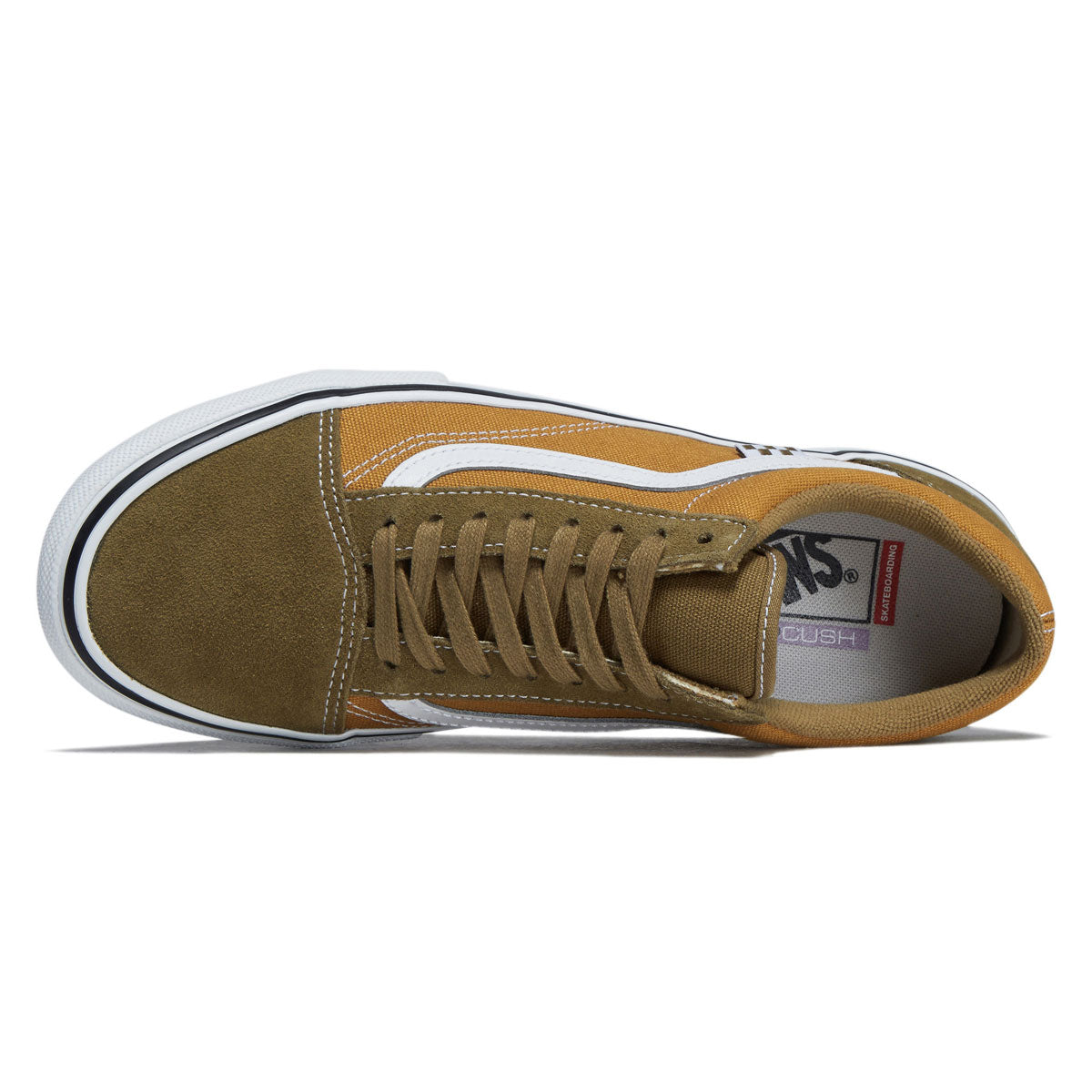 Vans Skate Old Skool Shoes - Light Olive/Khaki image 3