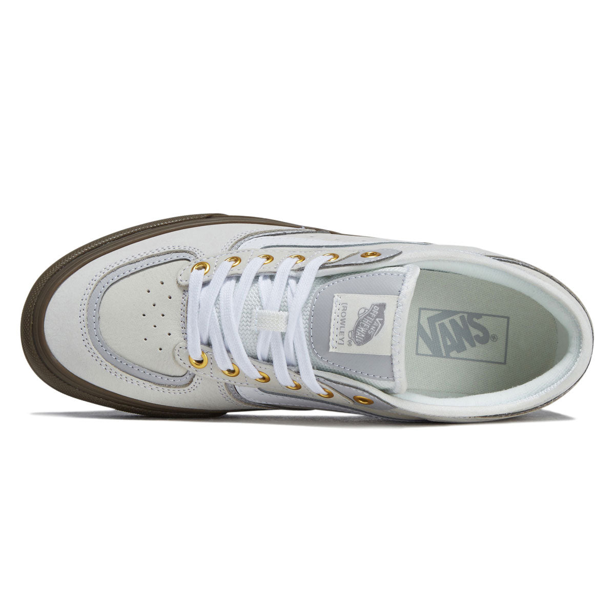 Vans Rowley Classic Shoes - Marshmallow/Dark Gum image 3