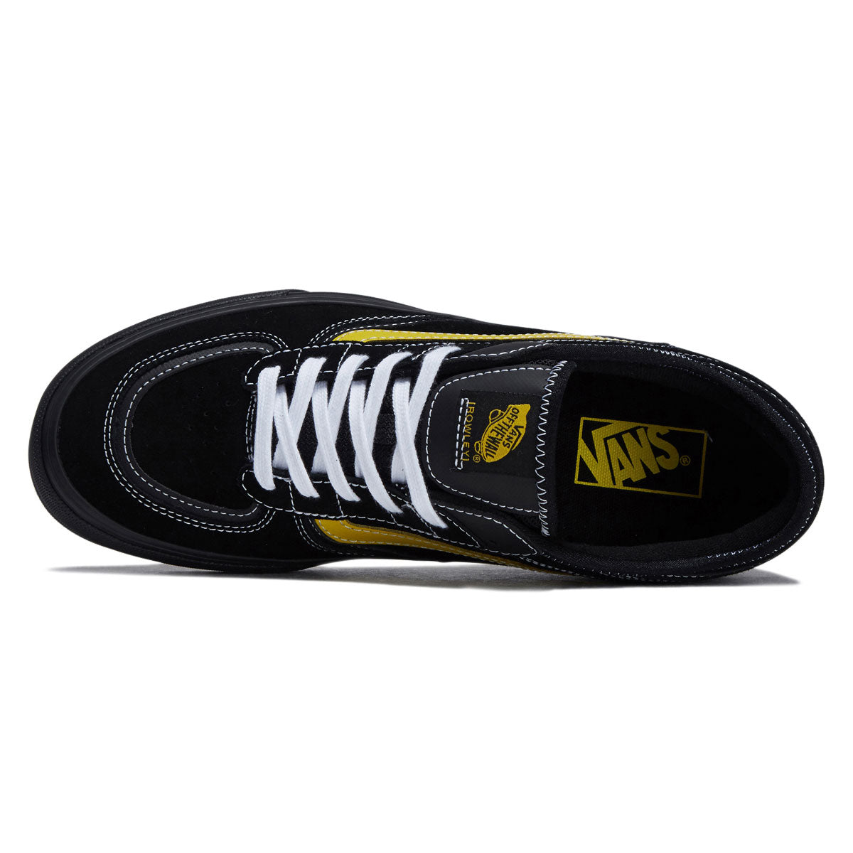 Vans Rowley Classic Shoes - Black/Yellow image 3