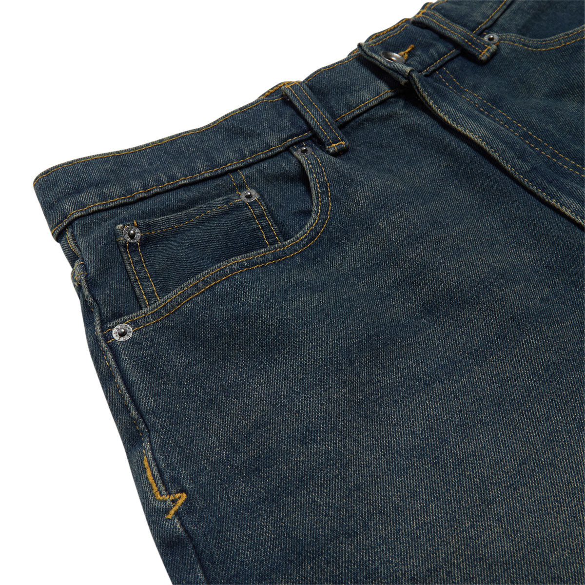 Vans Check-5 Baggy Denim Shorts - Dirty Medium Indigo image 3