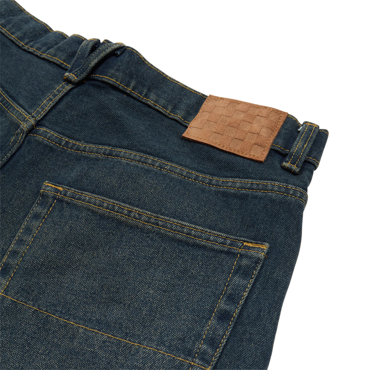 Vans Check-5 Baggy Denim Shorts - Dirty Medium Indigo image 4