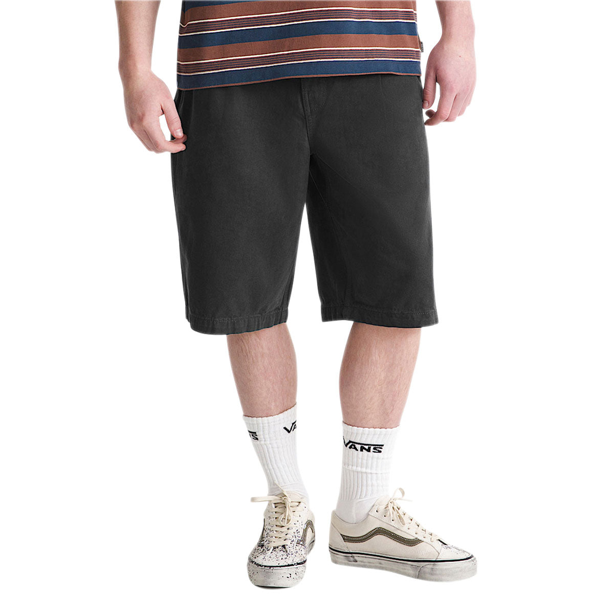 Vans Authentic Chino Baggy Shorts - Charcoal Grey image 2