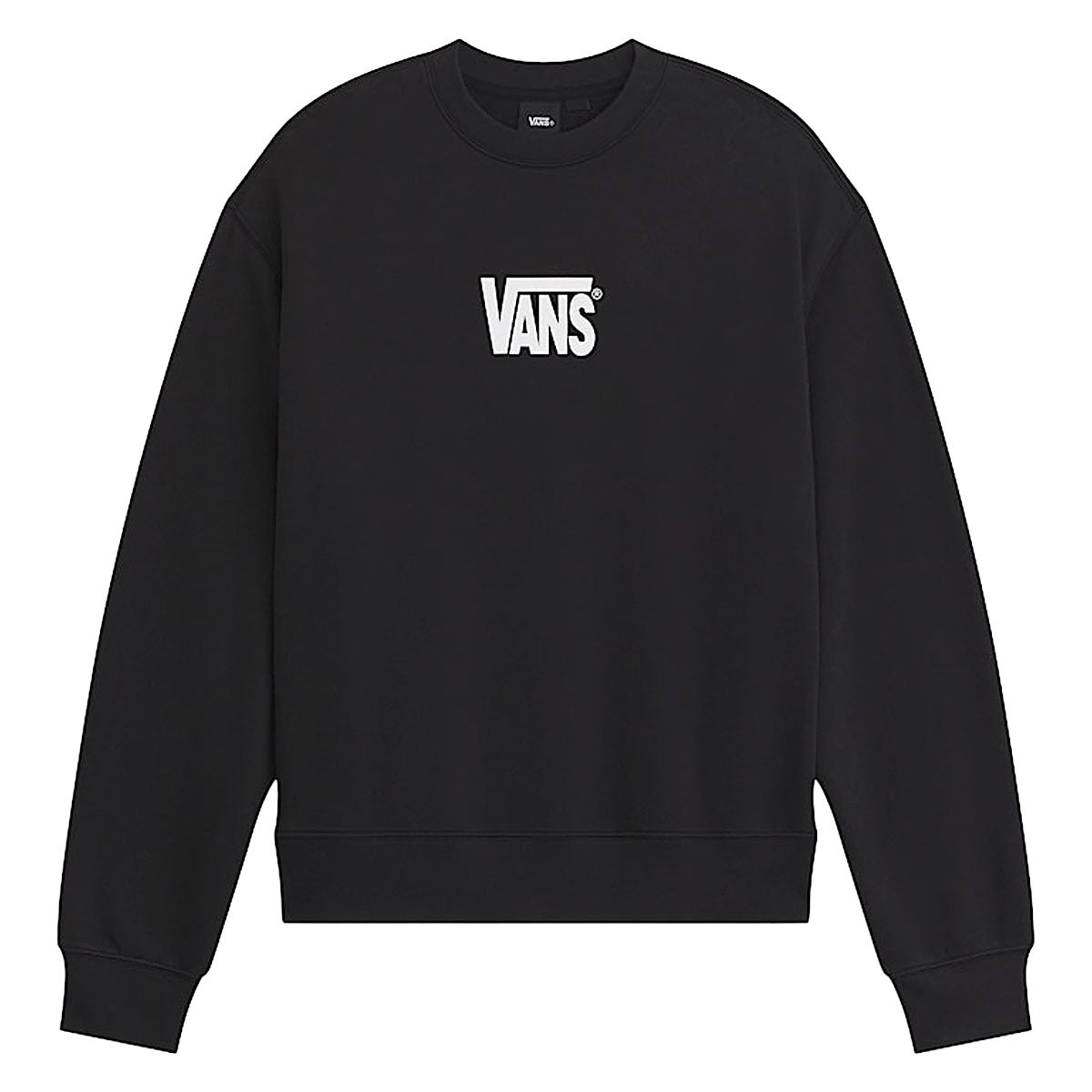 Vans Stretch Logo Crew Sweatshirt - Black/White image 2