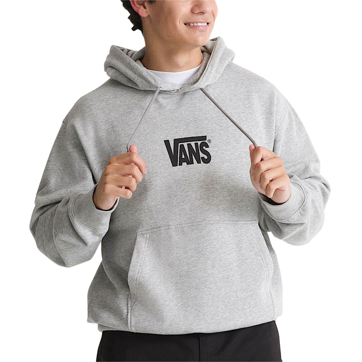 Vans Stretch Logo Hoodie - Cement Heather image 1