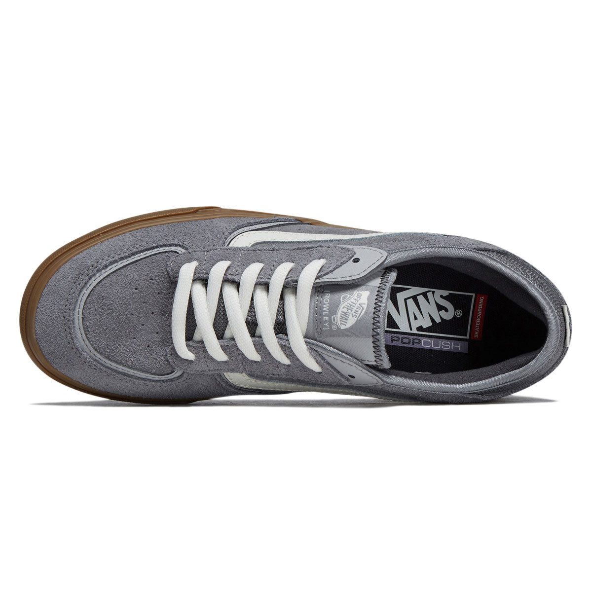 Vans Skate Rowley Shoes - Grey/Gum image 3