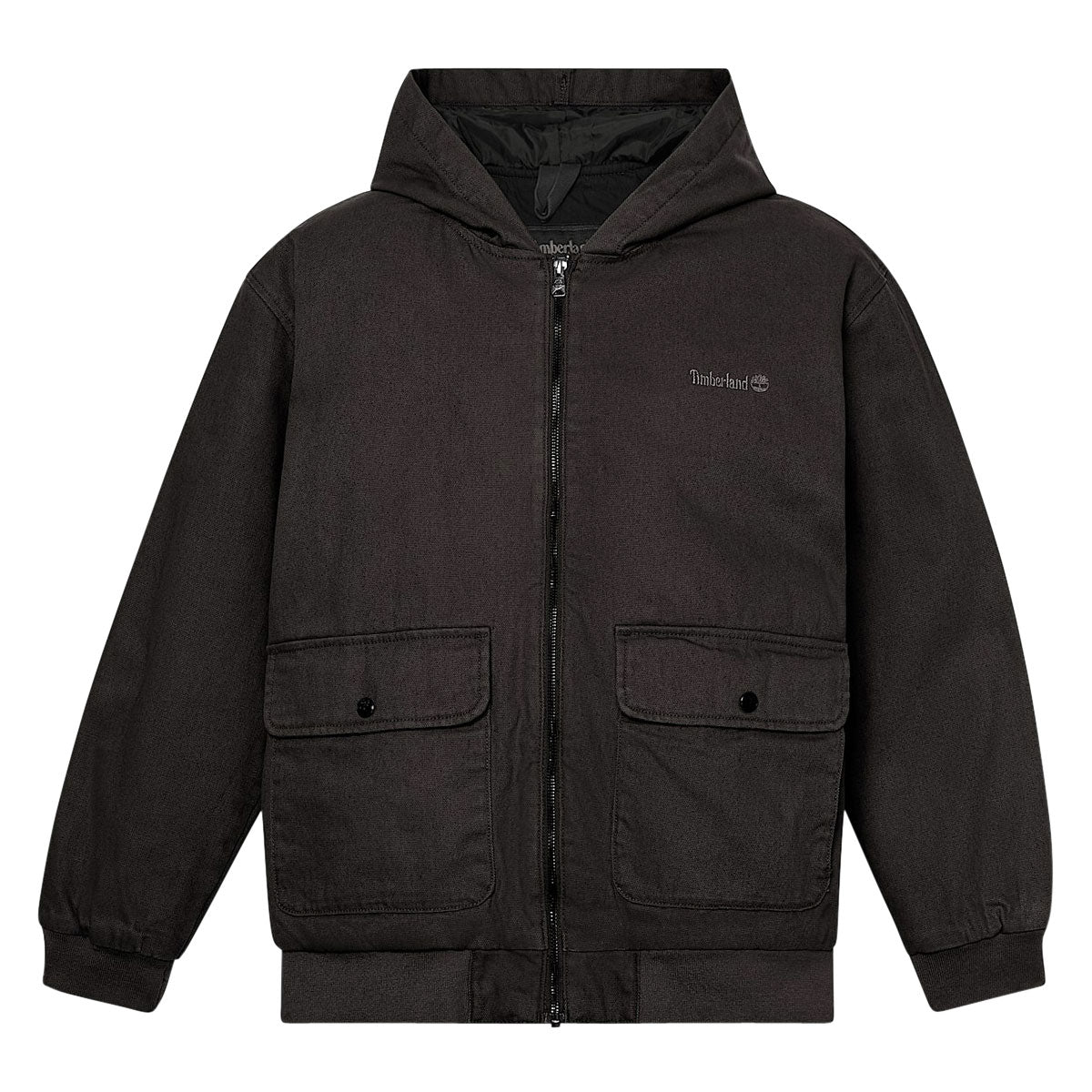Timberland Insulated Canvas Bomber Jacket - Black image 1