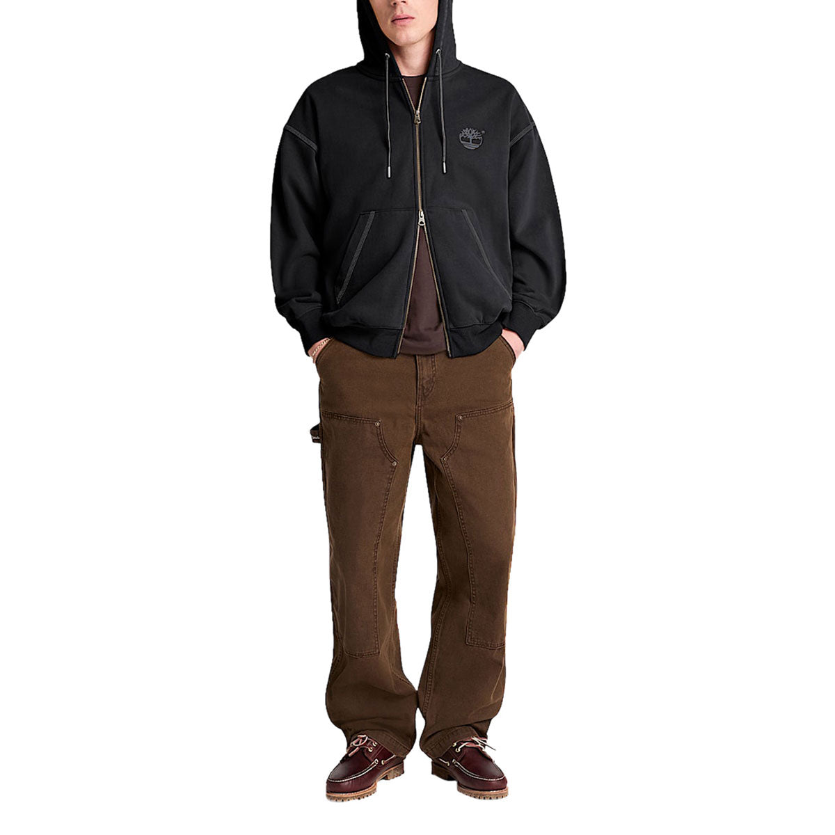 Timberland Iconic Full-Zip Hoodie - Black image 5