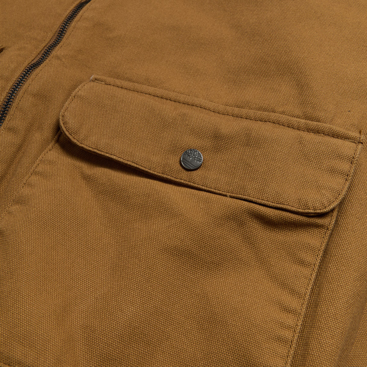 Timberland Insulated Canvas Bomber Jacket - Dark Wheat Boot image 5