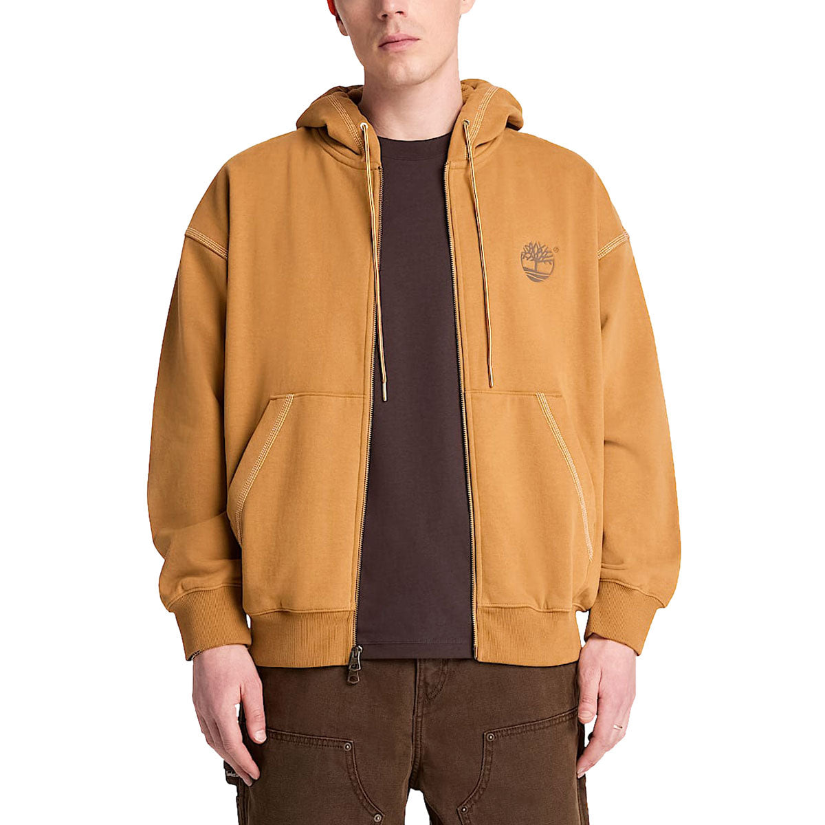 Timberland Iconic Full-Zip Hoodie - Wheat Boot image 2