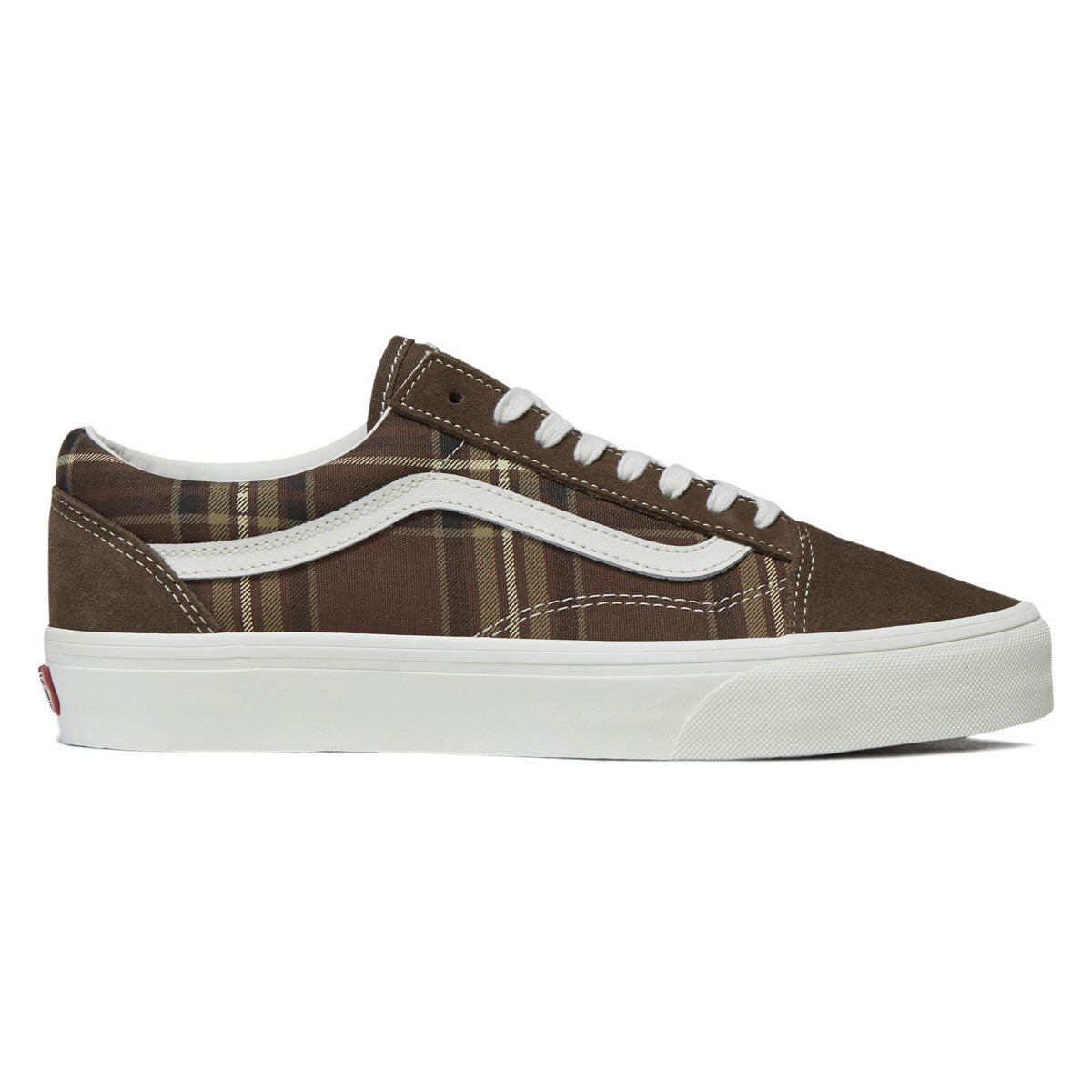 Vans Old Skool Shoes - Plaid Vintage Cocoa image 1