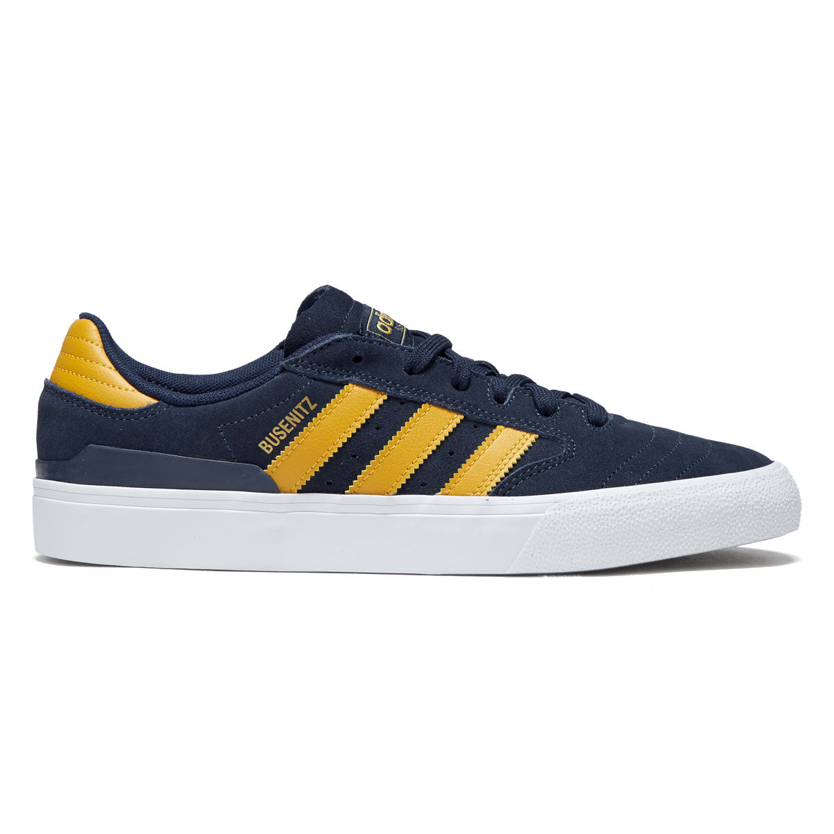 Adidas Busenitz Vulc II Shoes - Collegiate Navy/Preloved Yellow/Ftwr White image 1