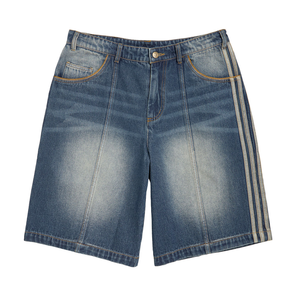 Adidas Tyshawn Denim Shorts - Indigo Denim image 1