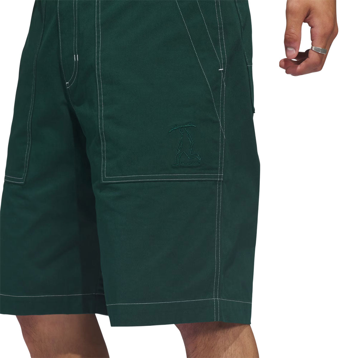 Adidas Gonz Shorts - Aurora Ivy image 3