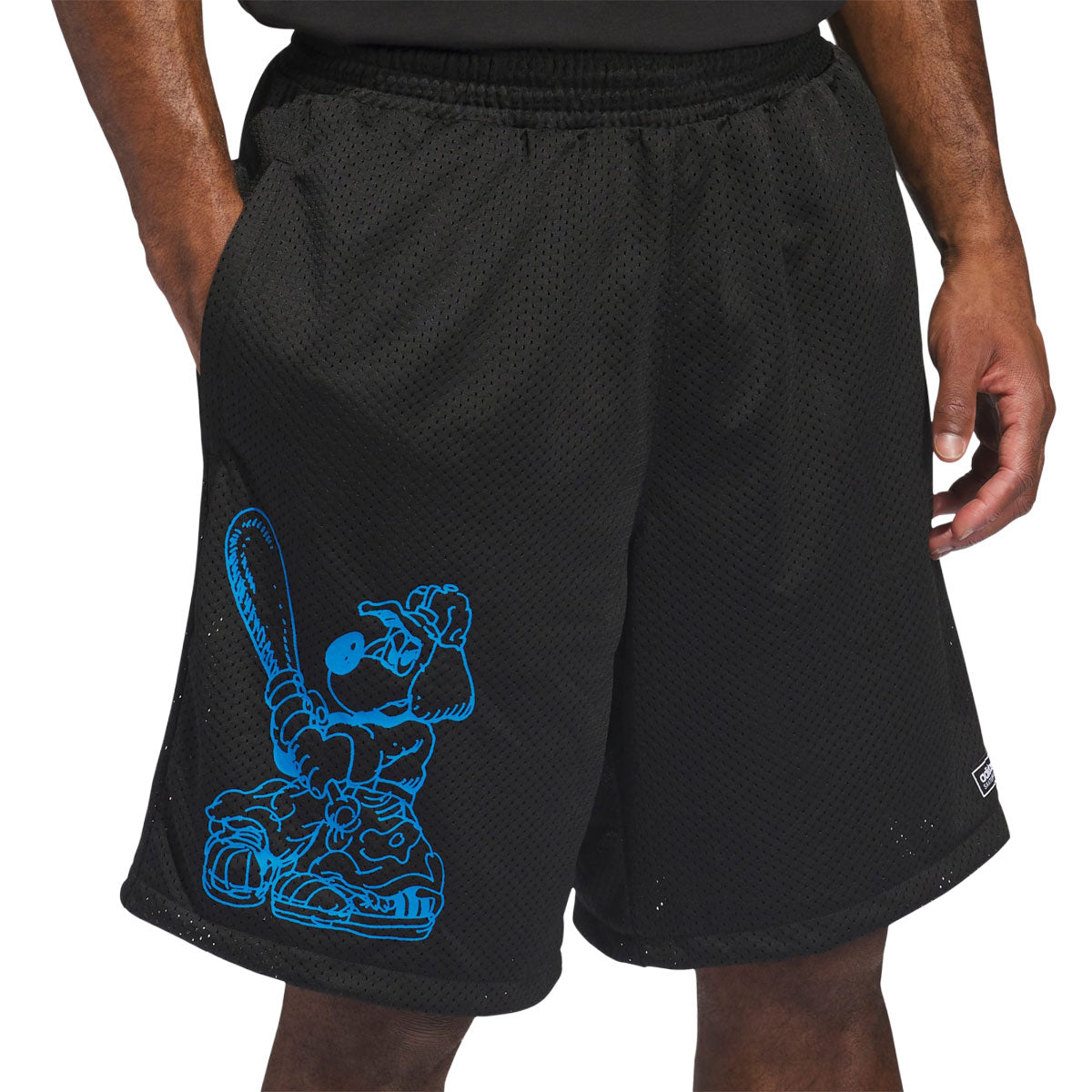Adidas Kogan Shorts - Black/Lucid Ray Blue image 5