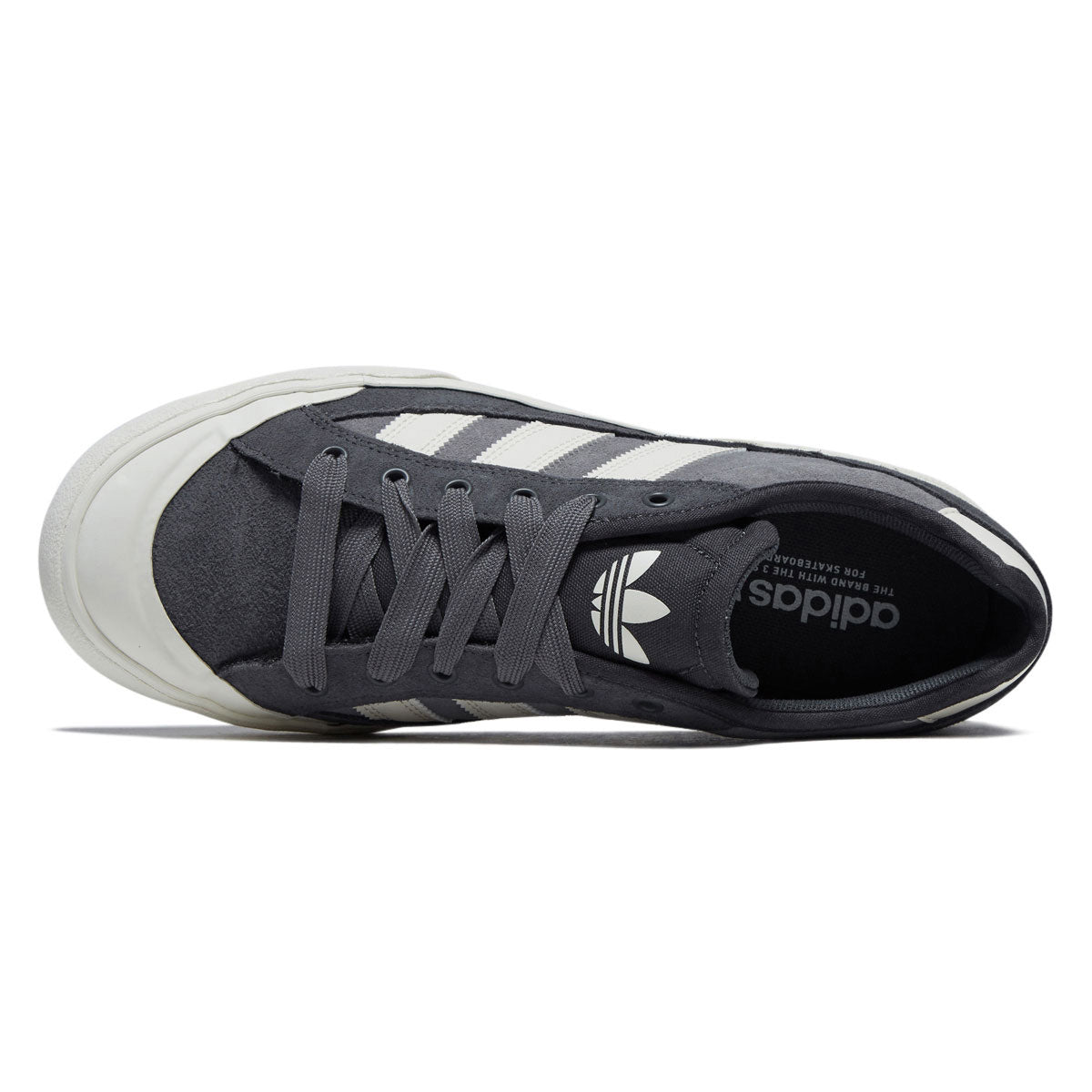 Adidas Court TNS Premiere RT Shoes - Grey/Chalk White/Grey image 3