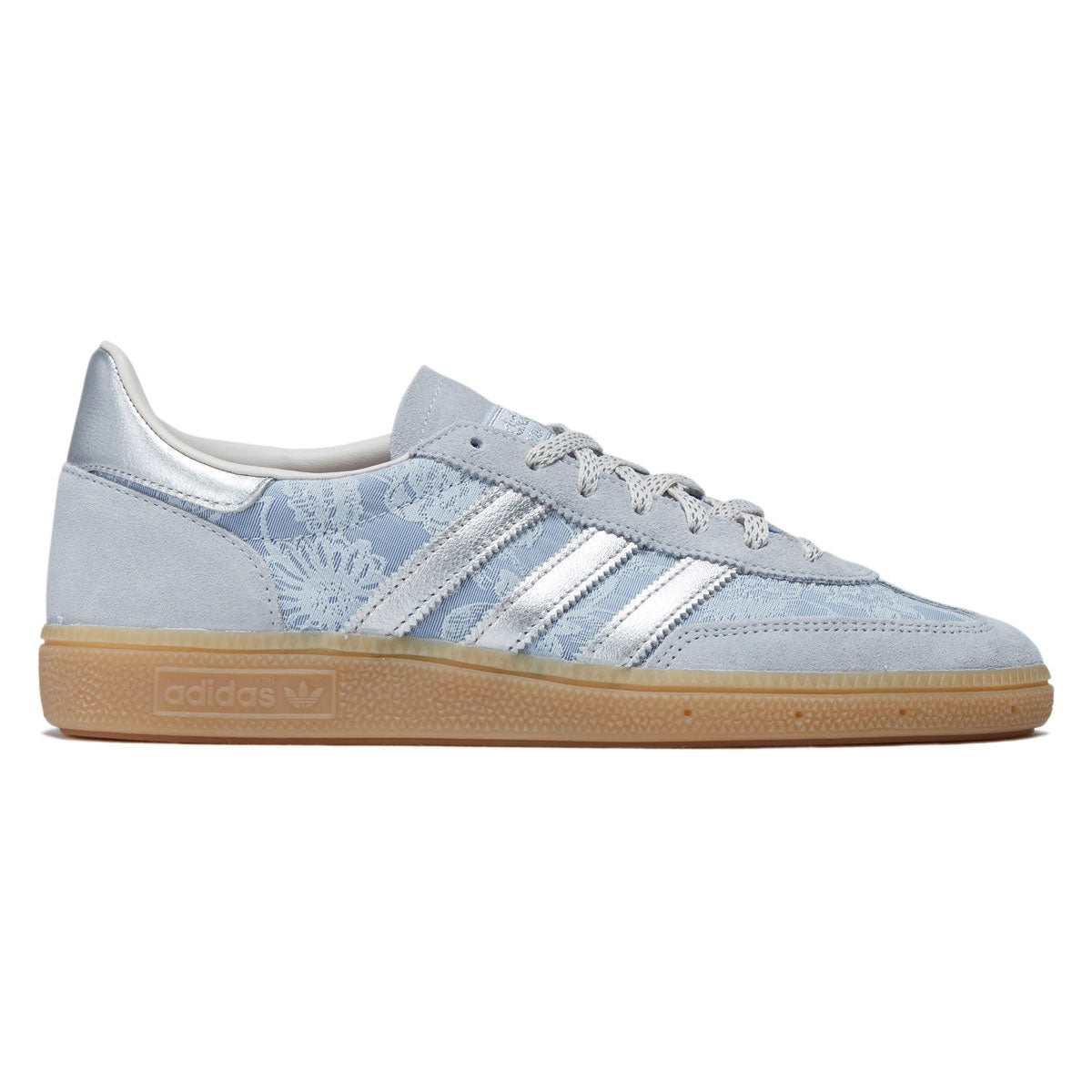Adidas Womens Handball Spezial Shoes - Crystal Sky/Silver Metallic/Chalk White image 1