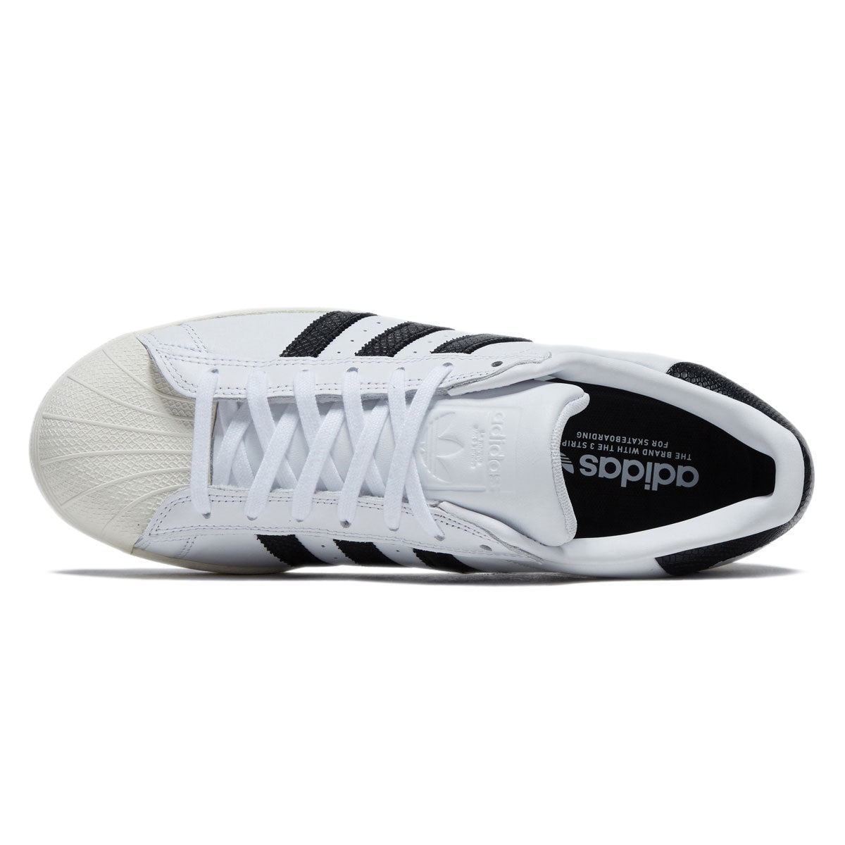 Adidas Superstar ADV Shoes - Ftwr White/Core Black/Gold Metallic image 3