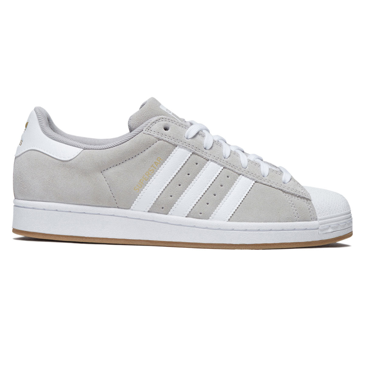 Adidas Superstar ADV Shoes - Clear Granite/Ftwr White/Gold Metallic image 1