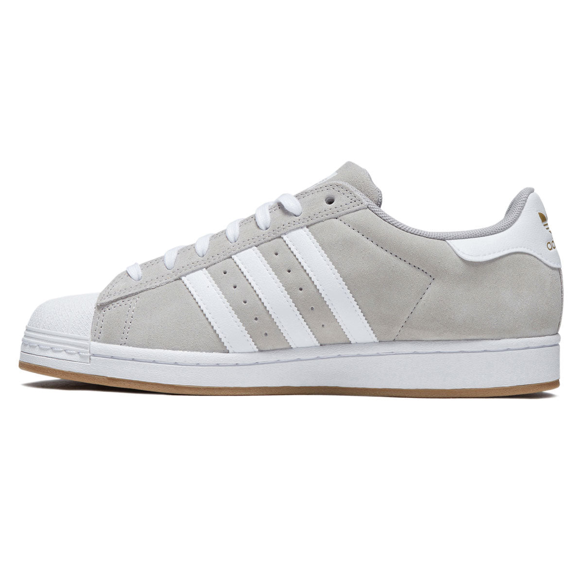Adidas Superstar ADV Shoes - Clear Granite/Ftwr White/Gold Metallic image 2