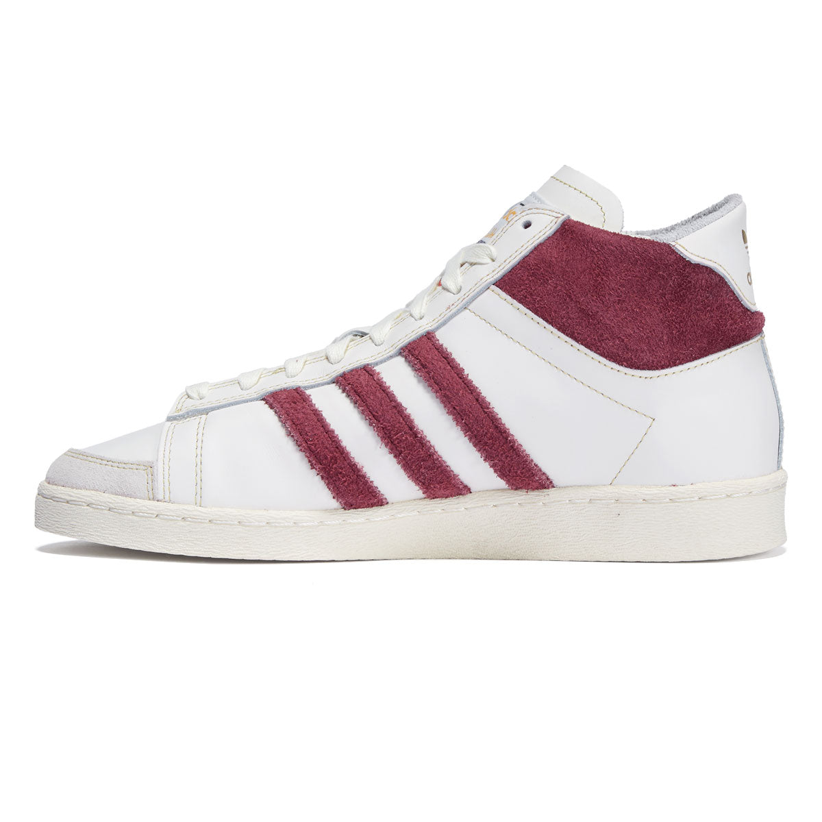 Adidas x Mark Gonzales Jabbar Hi Shoes - Alumina/Chalk White/Shadow Red image 2