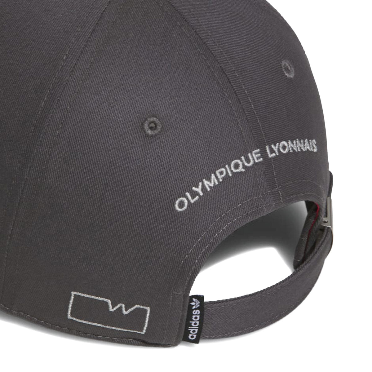 Adidas x Wall Street x Olympique Hat - Grey/Active Pink image 3