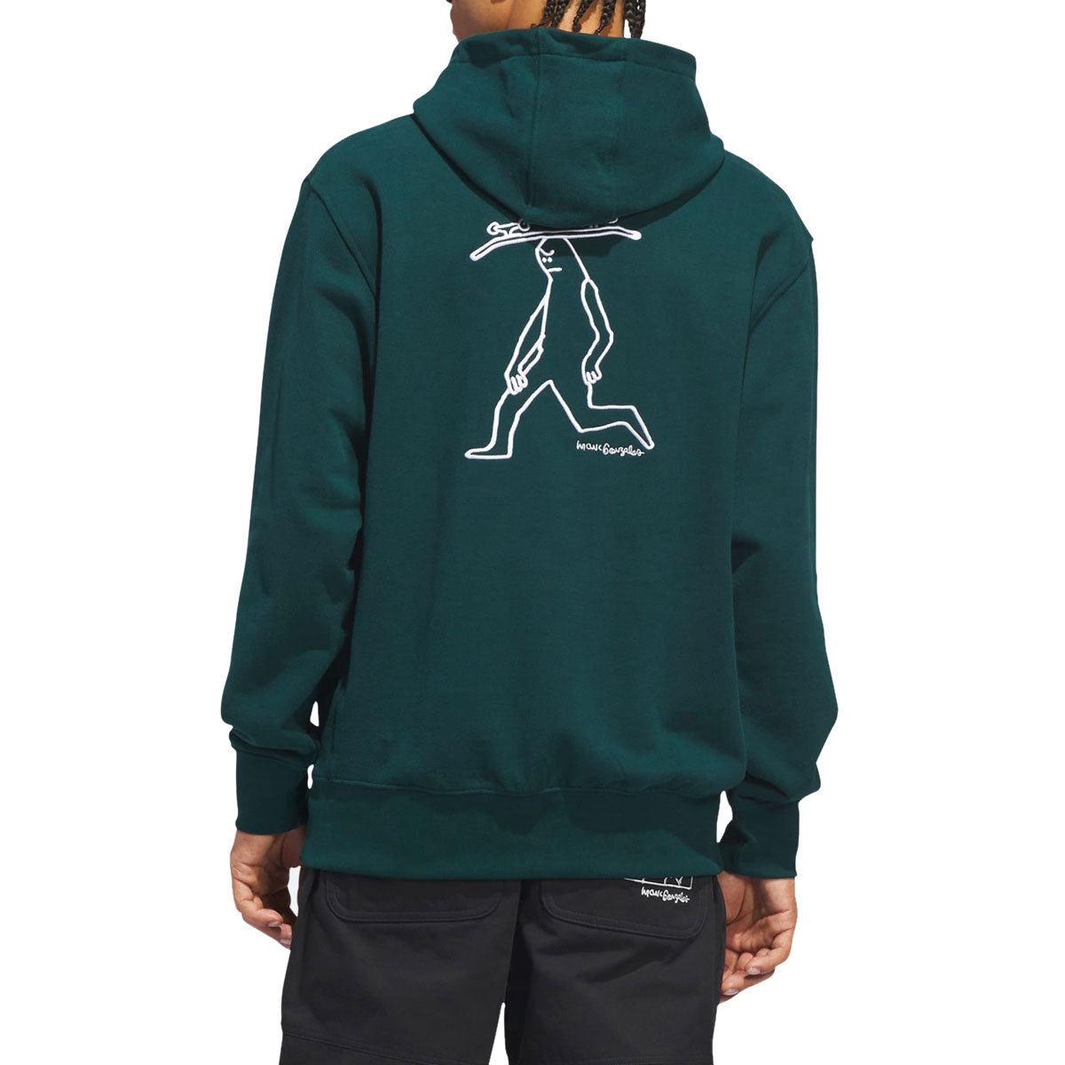 Adidas Gonz Head Hoodie - Aurora Ivy/Black image 1