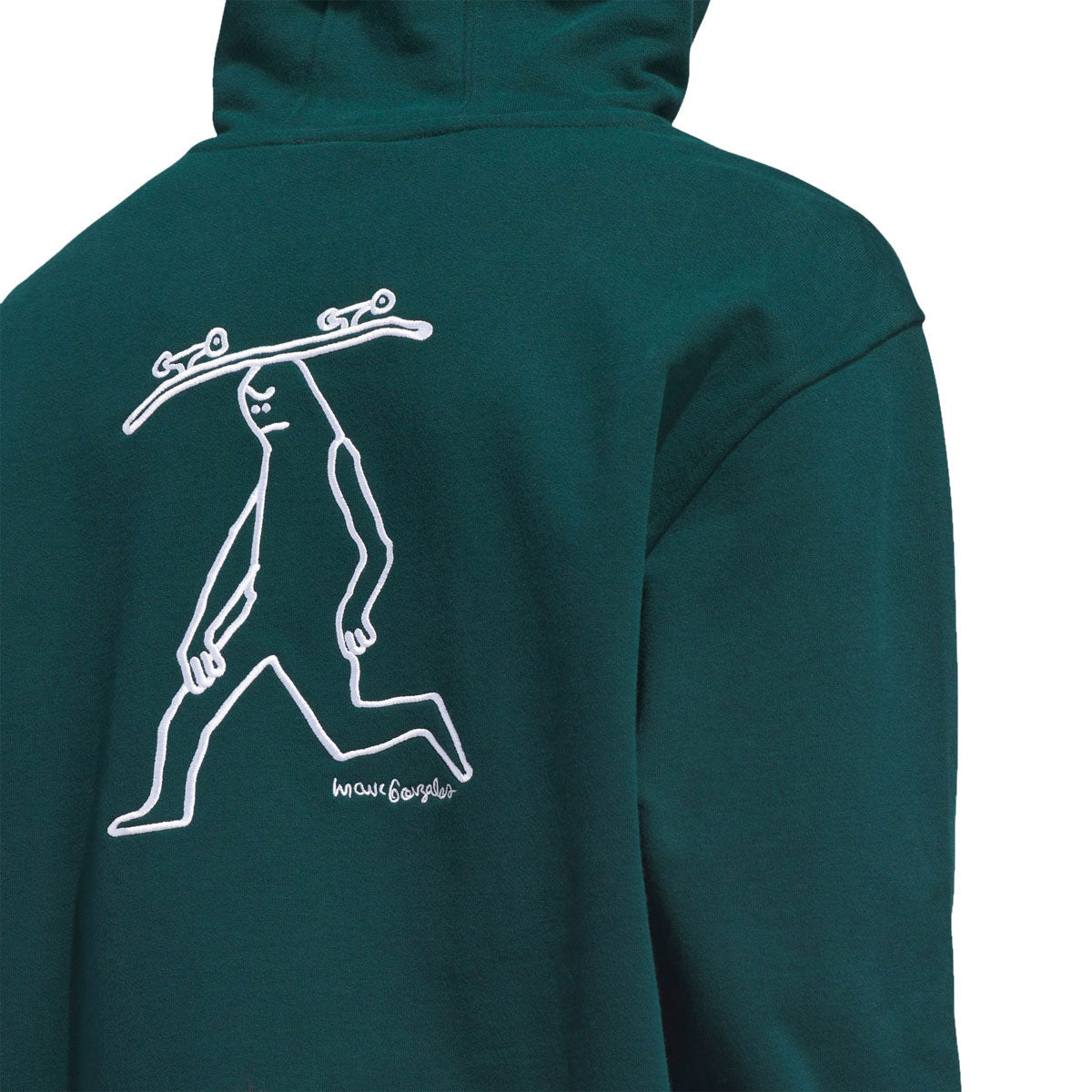 Adidas Gonz Head Hoodie - Aurora Ivy/Black image 3