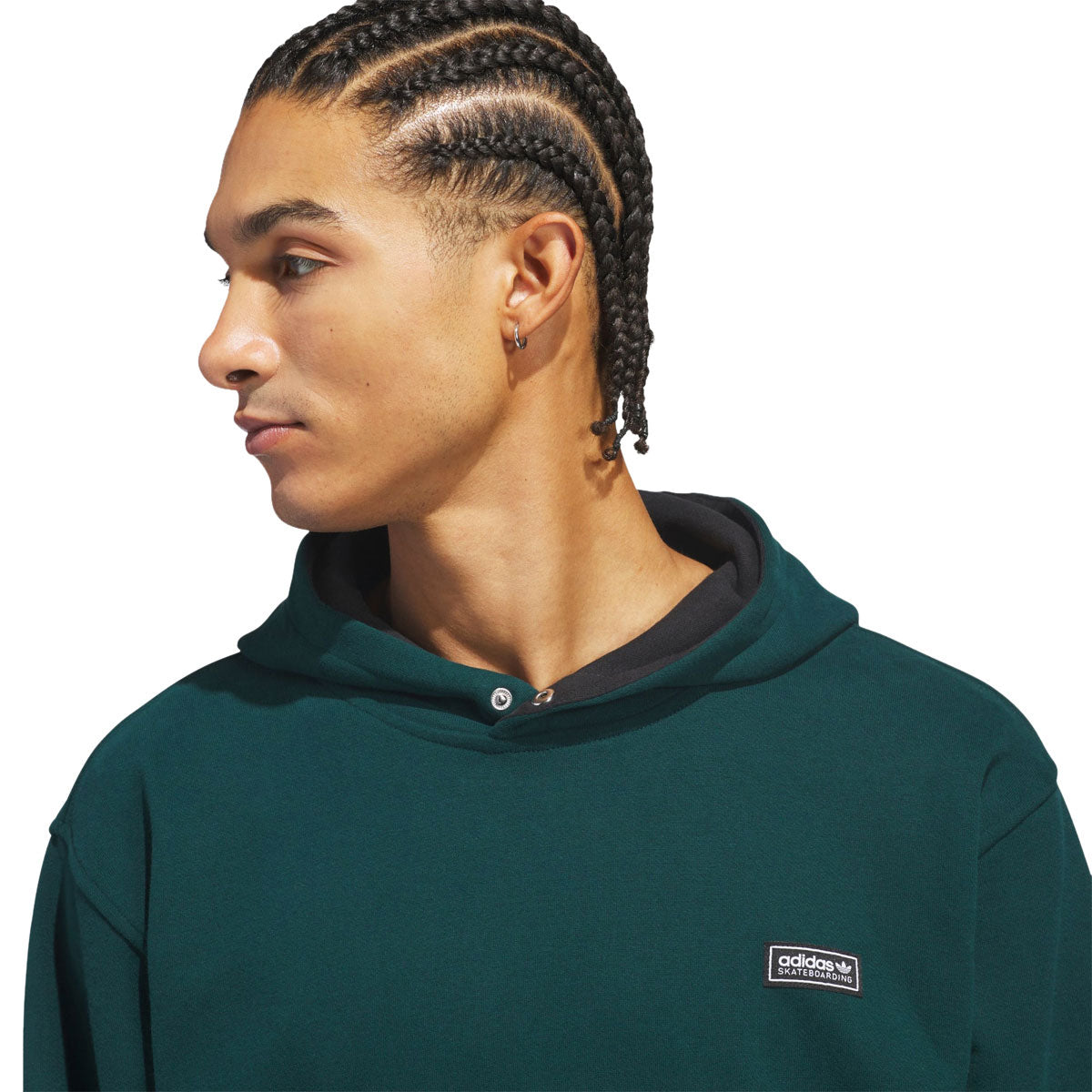 Adidas Gonz Head Hoodie - Aurora Ivy/Black image 4