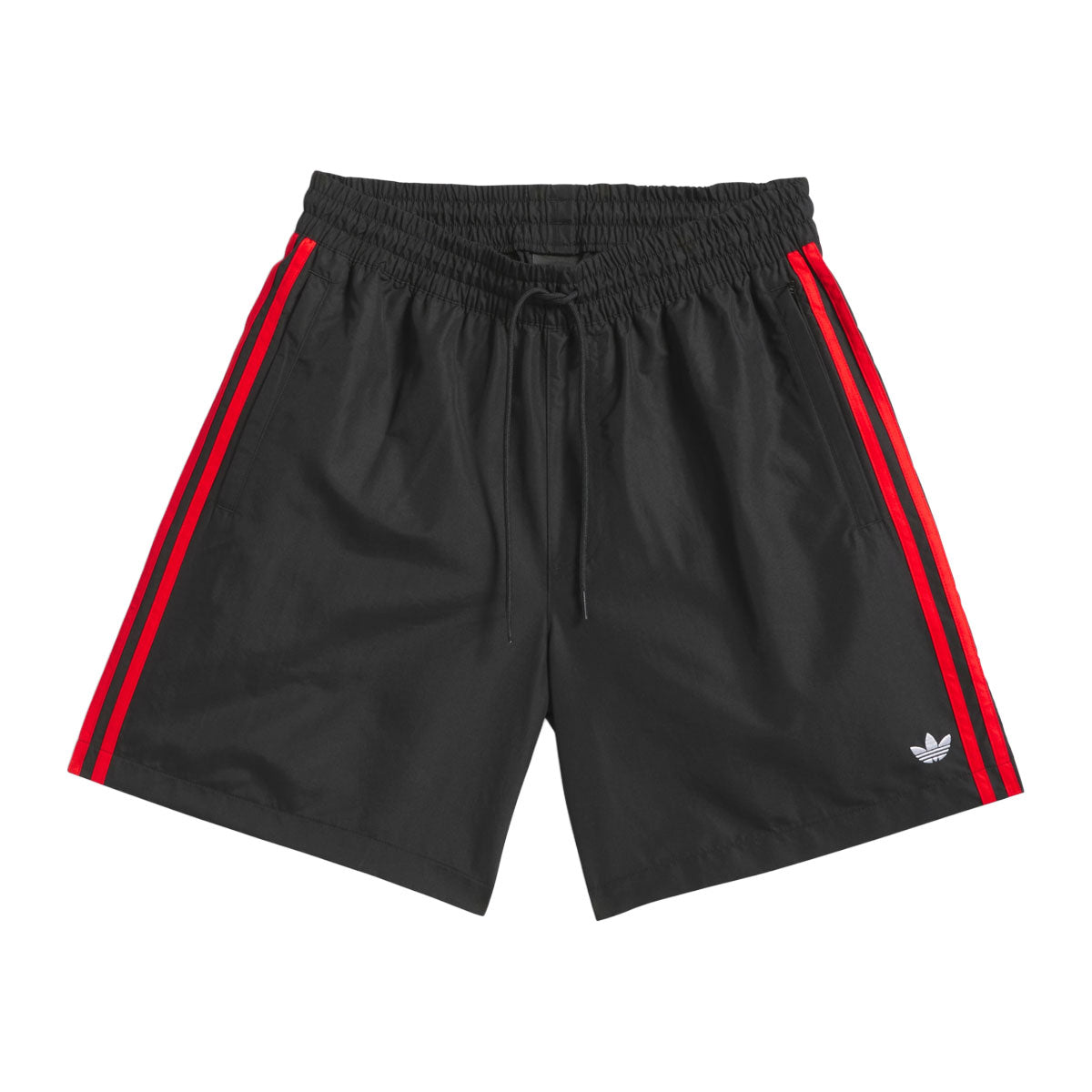 Adidas Skate Water Shorts - Black/White/Red image 1